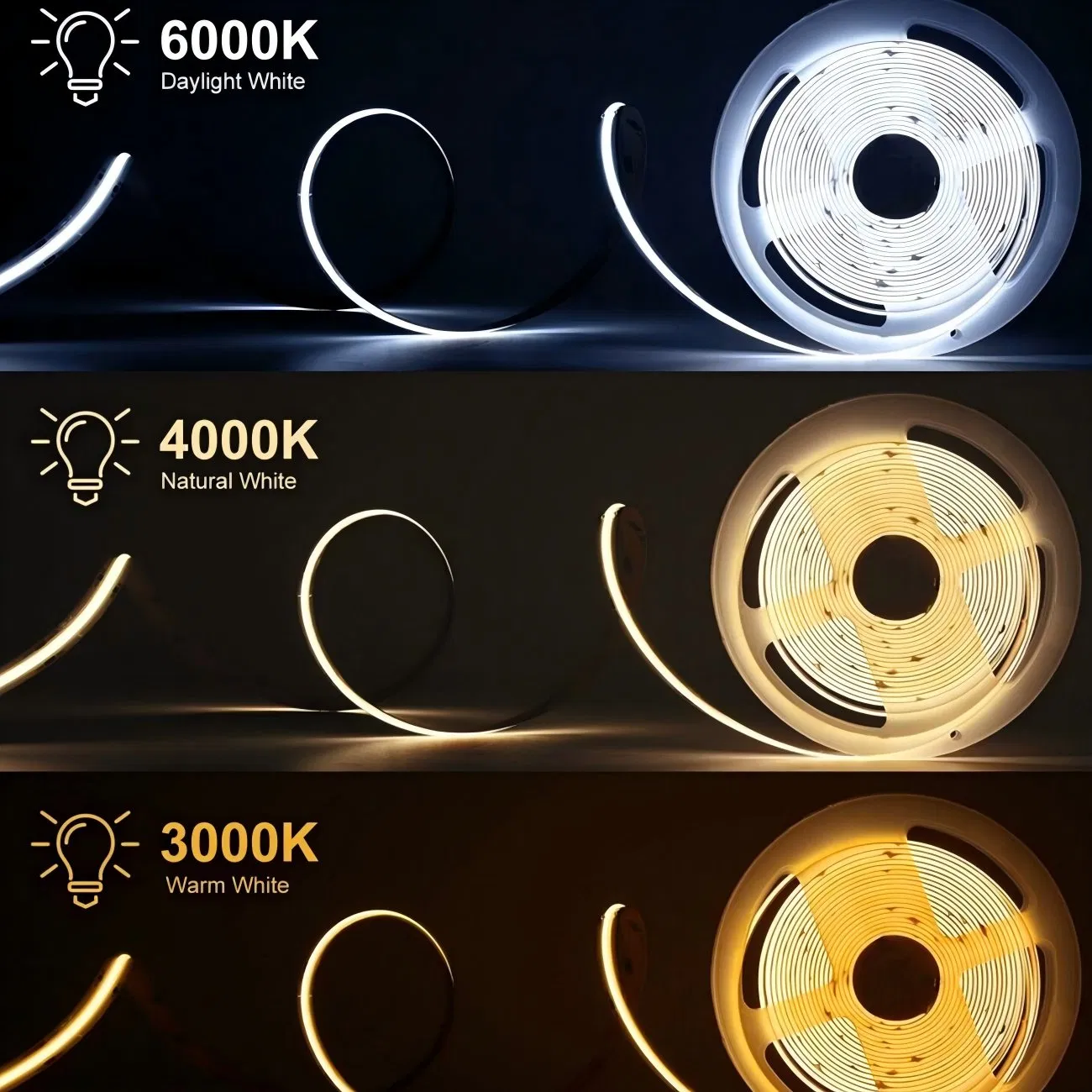 COB LED Sign/Rope Light/COB Strip/Luzes De Natal/Strip Light for Party Lights