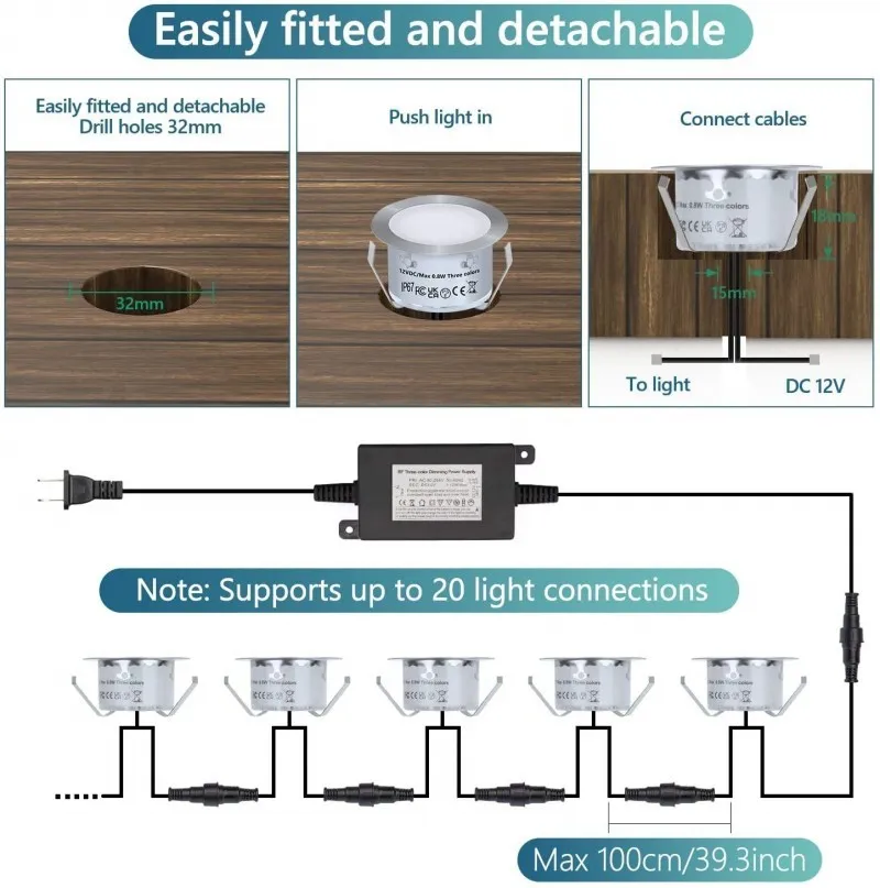Recessed RGB Deck Light 7