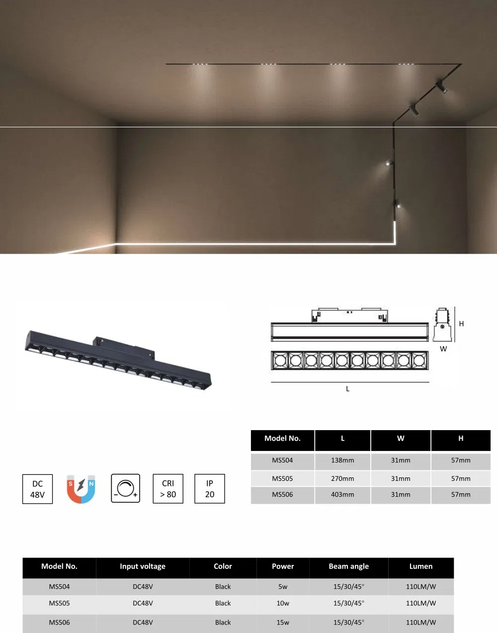 Magnetic LED Grille Light