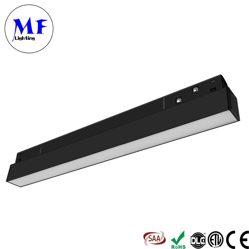 Factory Price 10W 30cm Residential Aluminum Surface Mounted Recessed Dimmable CCT Tunable Magnetic Ceiling Magnetic LED Linear Track Light with Samrt Control