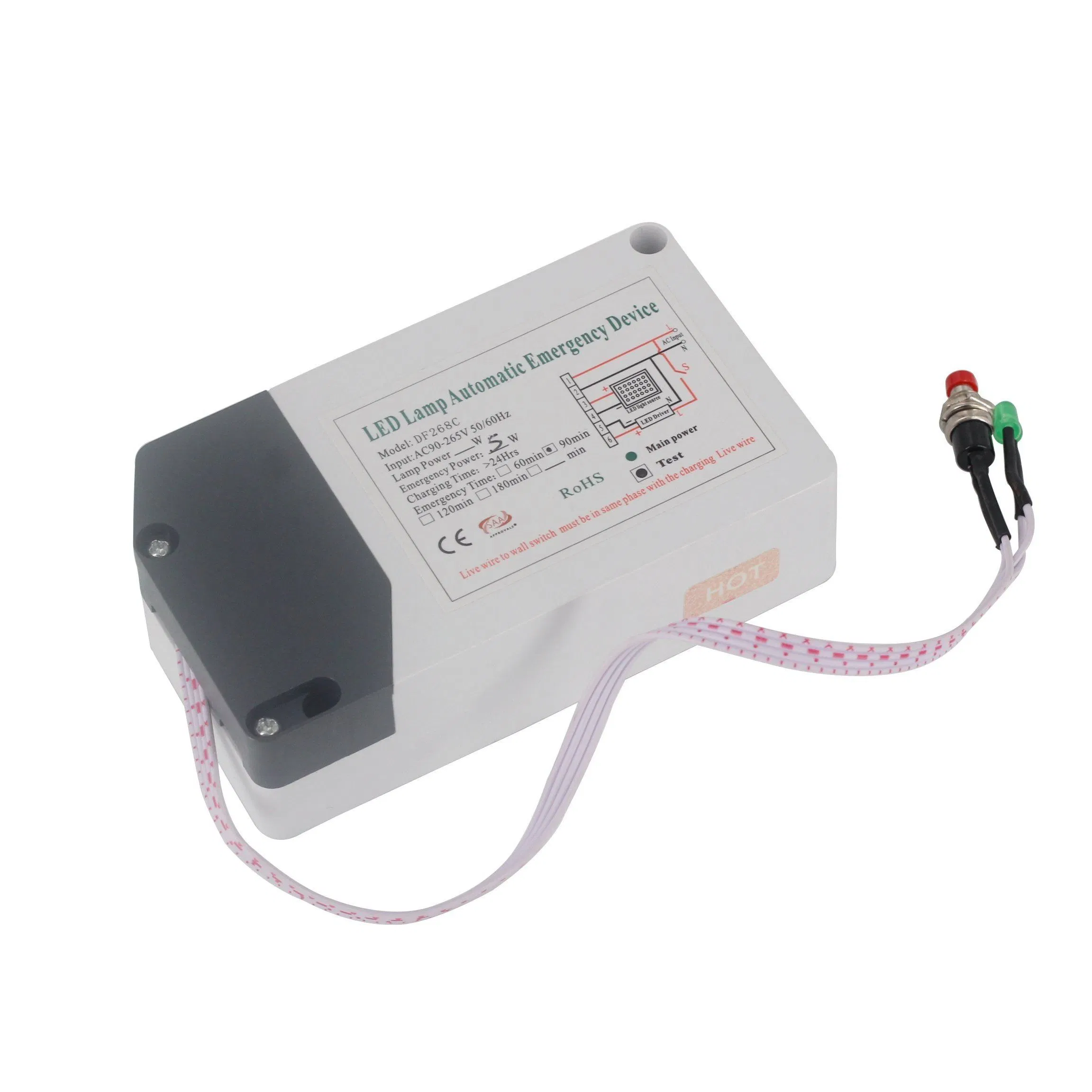 Rechargeable LED Emergency Downlight Spotlight Driver Kit