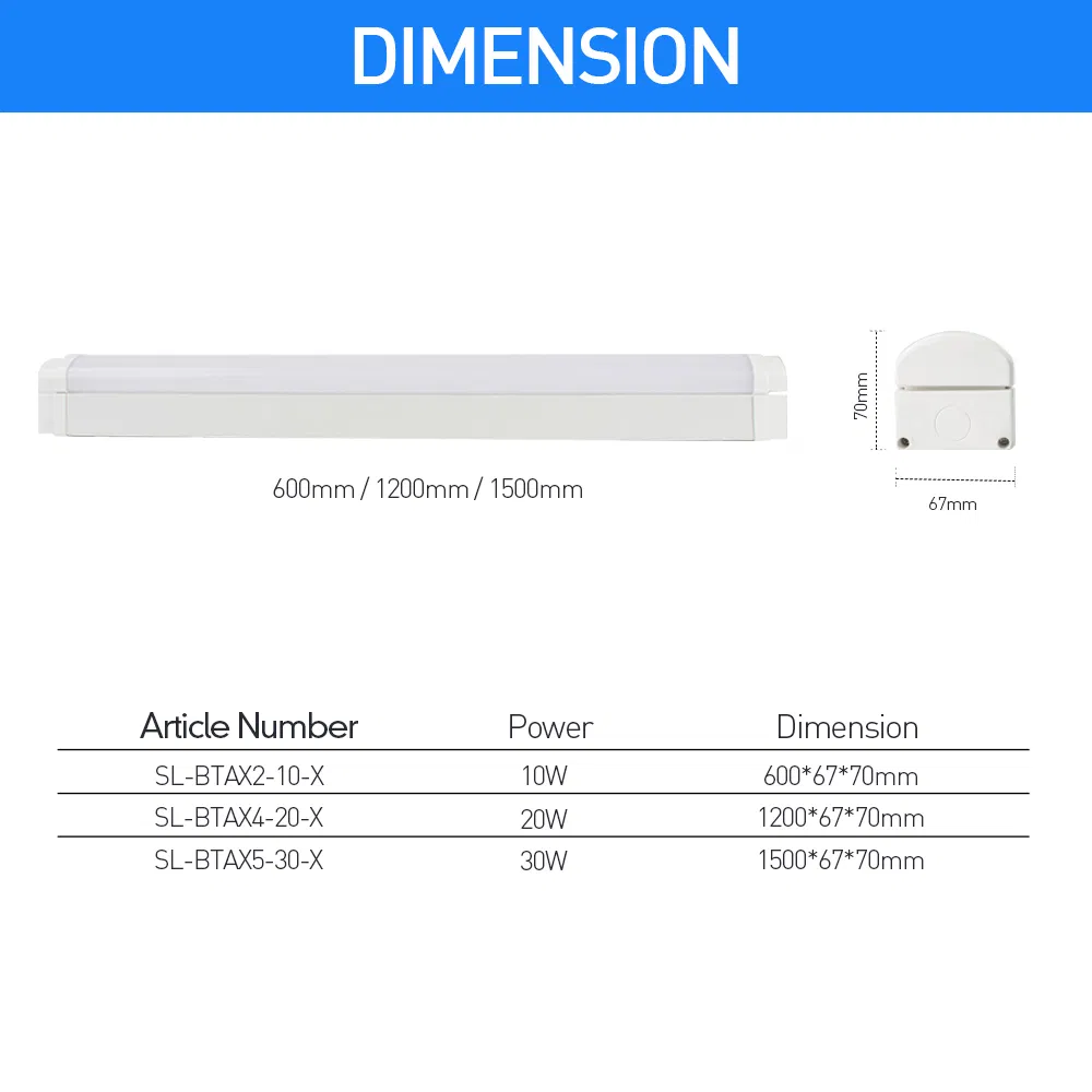 LED Batten Light View 8