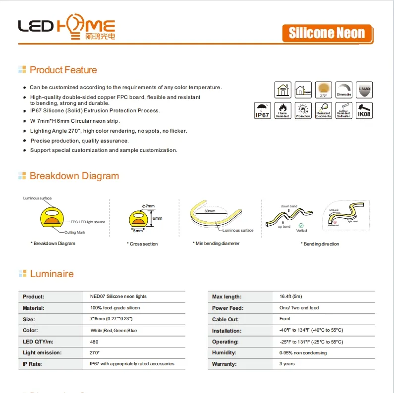 Flex Strip Light Detail
