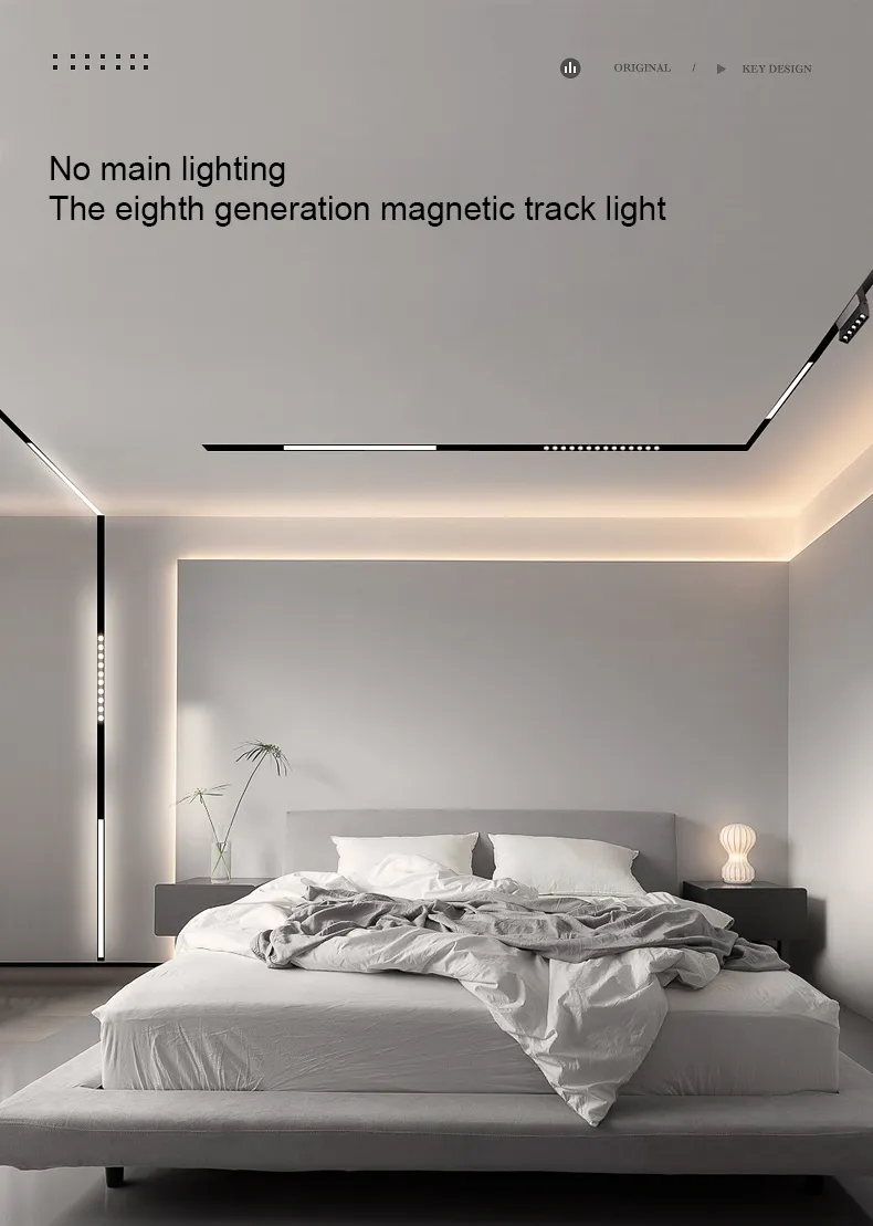 Magnetic Track Light View 1