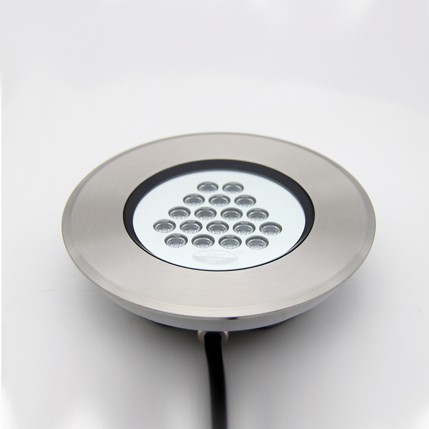 Square Park IP68 Stainless Steel Embedded Buried Step Inground LED Underground Light