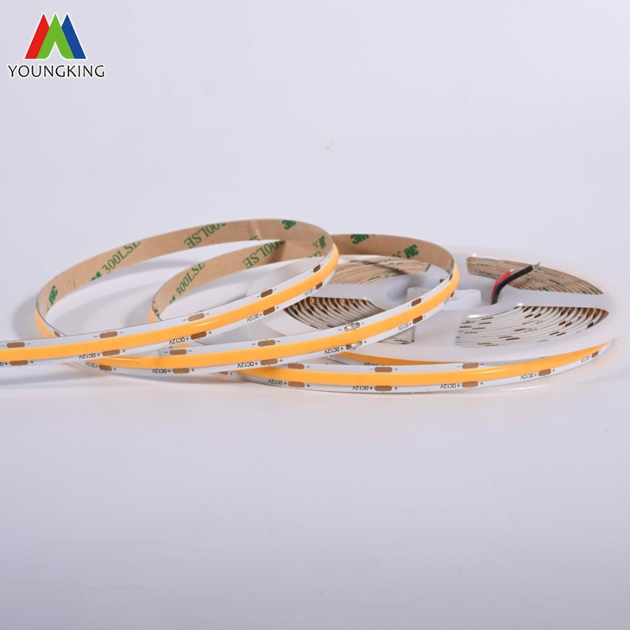 LED Strip Lighting White 12/24V 9W IP20 Ra90 8mm 480LED COB Strip LED Indoor Light Strip Light