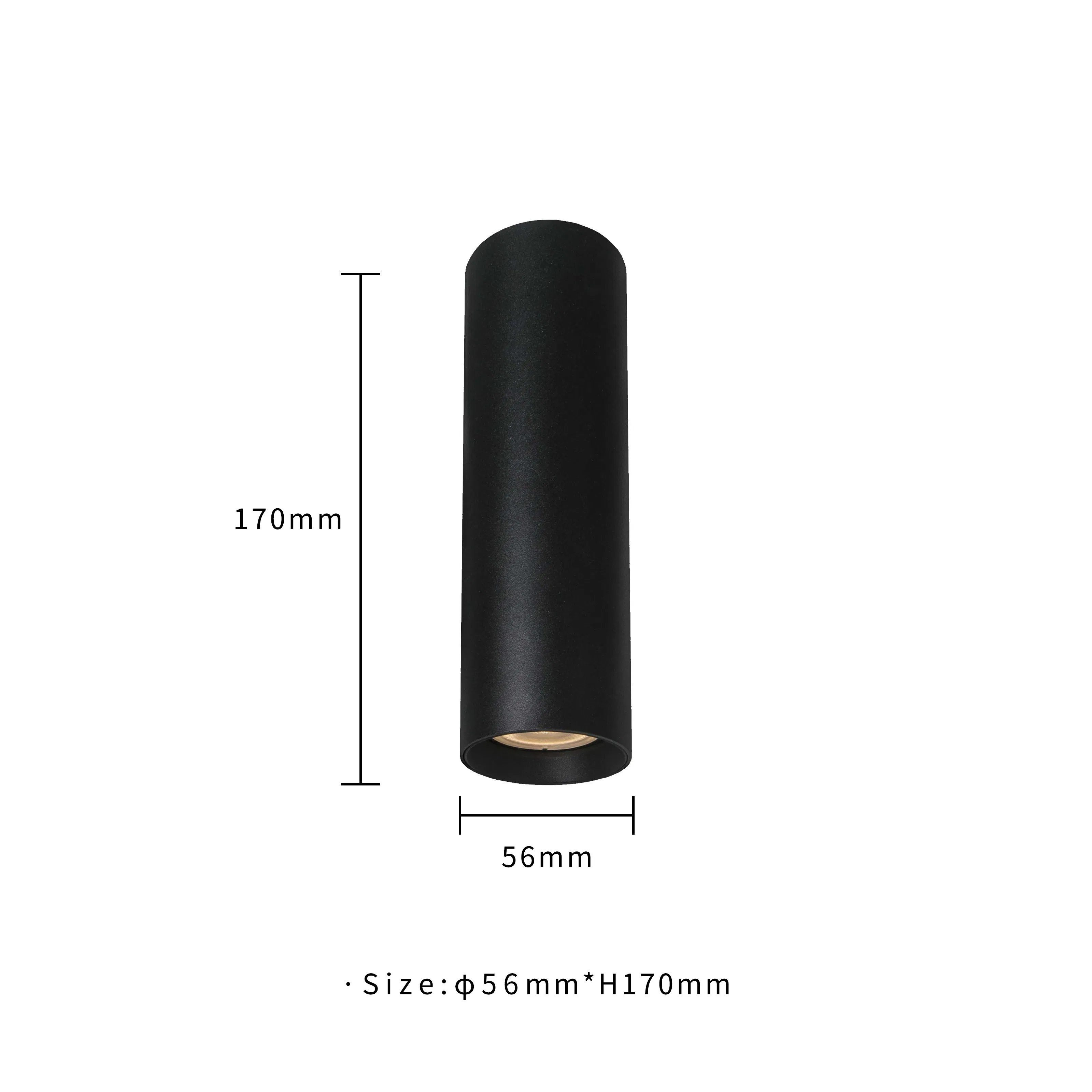 China Manufacture Wholesales Surface Mounted Down Light Hight Quality Ceiling Lamp Aluminium GU10 Black White Fixture LED Downlight Spotlight for Indoor Kitchen