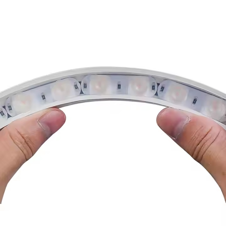 Outdoor 3D Free Bending Silicone Flexible LED Wall Washer IP67 24W RGBW Super Bright for Building Landscape Hotel Applications