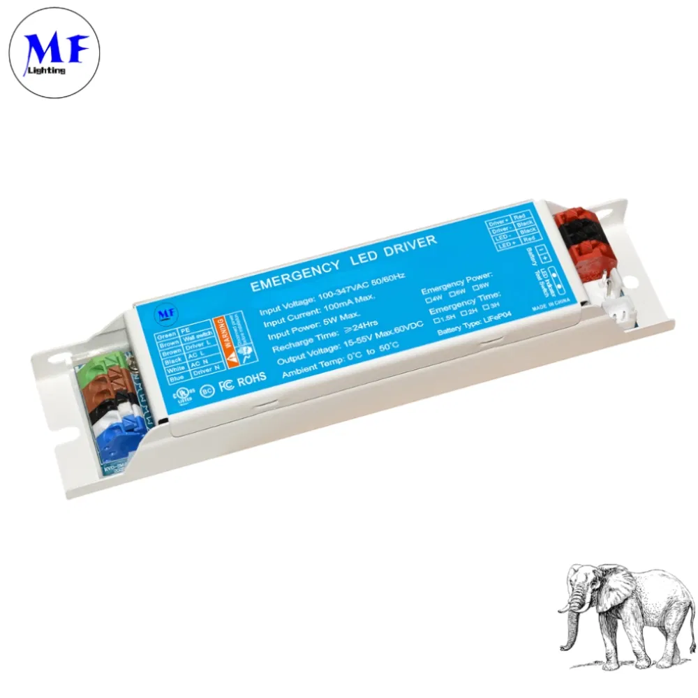 16year Manufacture 5years Warranty 4W 6W 8W 24hours Charging Time 3hours LED Panic Powerpack LED Light Emergency Kit Backup Ballast Driver Li-FEP04 Battery