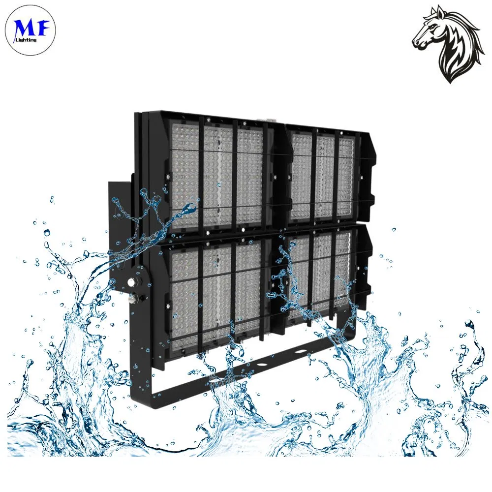 Factory Price IP67 5 Years Warranty Vertical Module Design Outdoor Waterproof 400W LED Flood Light for Arena Tennis Basebal Field Court Golf Course