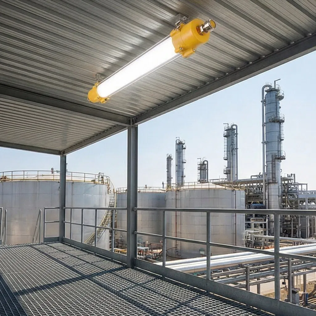 LED Explosion Proof Linear Light 30W 40W Zone 1 Zone 2 Hazardous Area Light