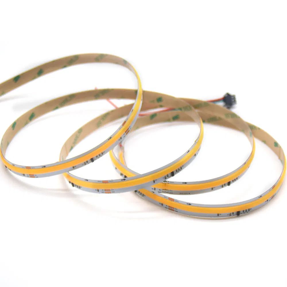 Smart Flow Water LED COB Running Water LED Strip 24V White 3000K 4000K 6500K Strip Light COB Running LED Strip Light