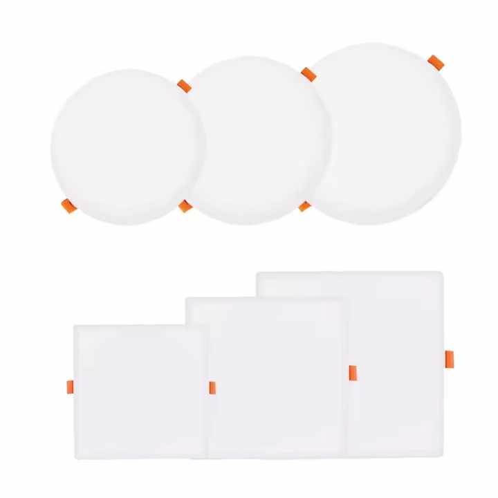 Borderless Ceiling Panel Lamp LED Ultra Thin Down Lamp Embedded Surface Mounted Living Room LED Panel Light
