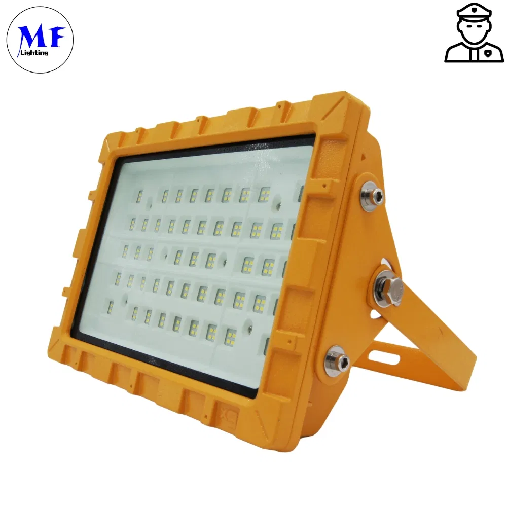 Atex Ex Iecex Ik10 IP66 Dustproof Explosion Explosive Proof 50W 80W 100W 150W 200W 240W LED Flood Light for Marine Offshore and Storage Yard