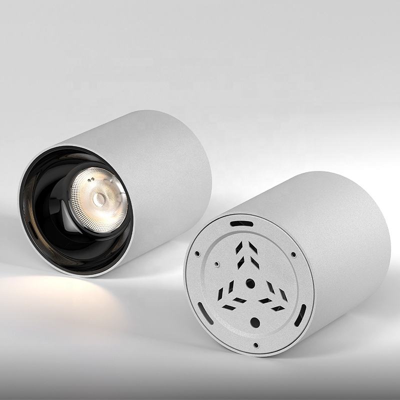 IP65 Pure Aluminium Surface Mounted COB Downlight Waterproof LED Down Light LED Spotlight