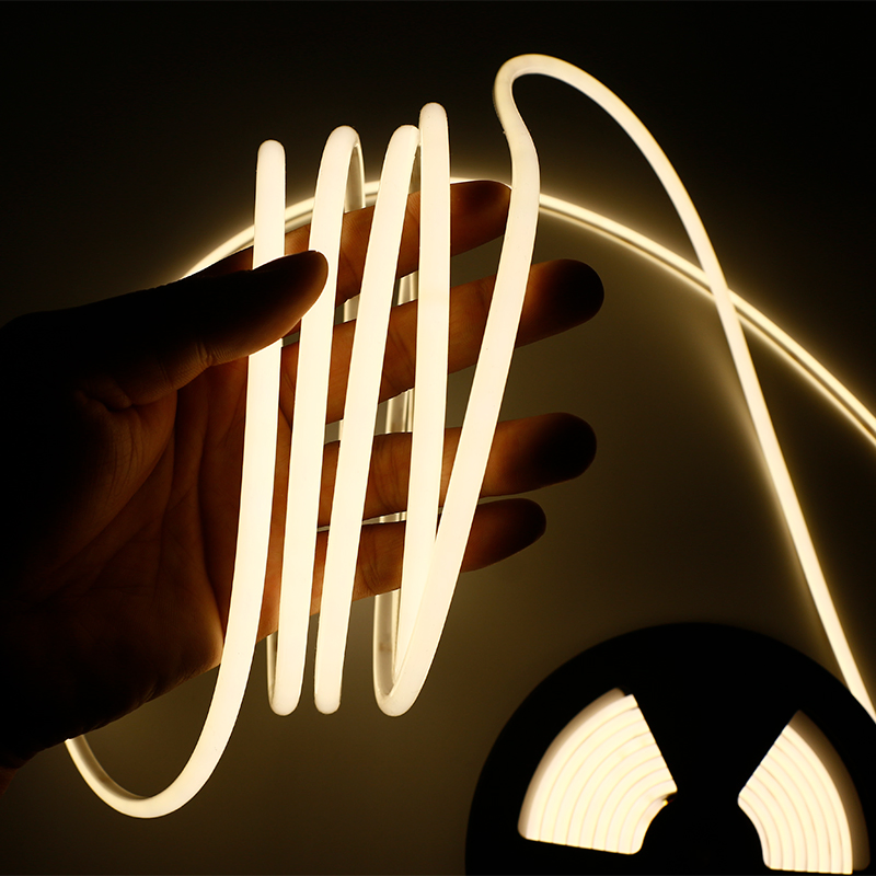 LED Neon Light Strip 5mm COB Mini Cut 480LEDs Custom Neon Sign 12V 24V Decorative Lighting for DIY Christmas Lights