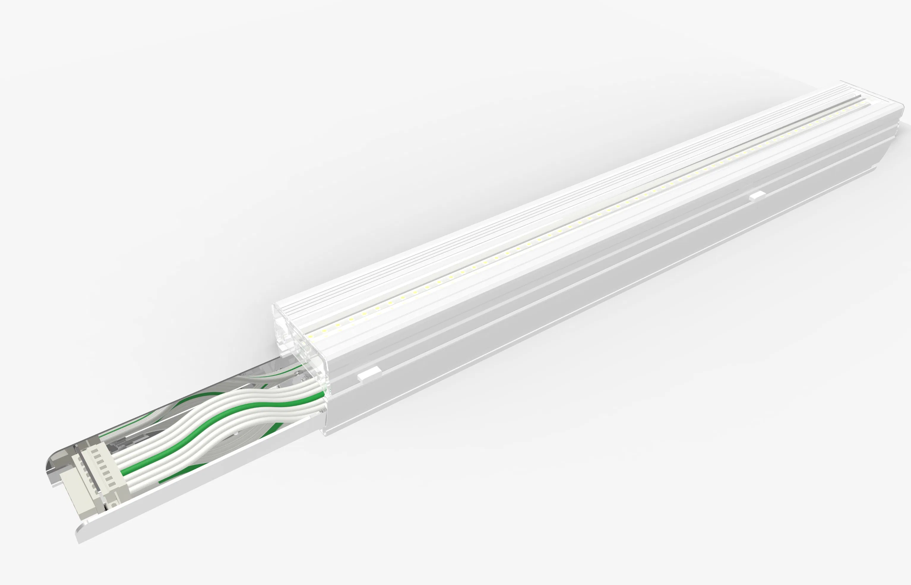 Supermarket Warehouse Trunking Line Linkable LED Track Linear Lights LED Shoplight