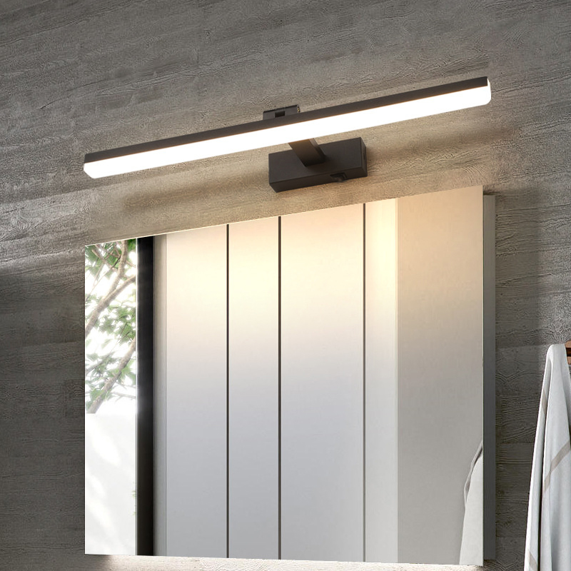 High Quality Bathroom Rectangle LED Mirror Lamp Light Adjustable Angle Wall Mounted Vanity Mirror Light