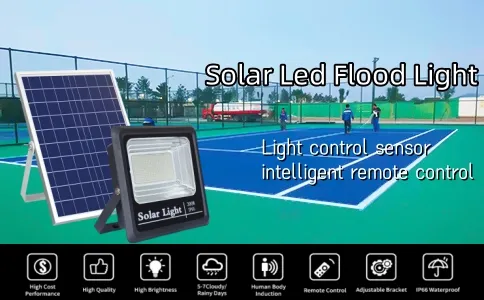Solar Powered Flood Light
