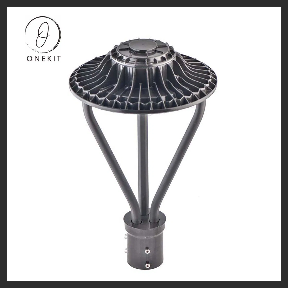 Outdoor Waterproof Post Top Light Motion Sensor 75W 100W LED Garden Light