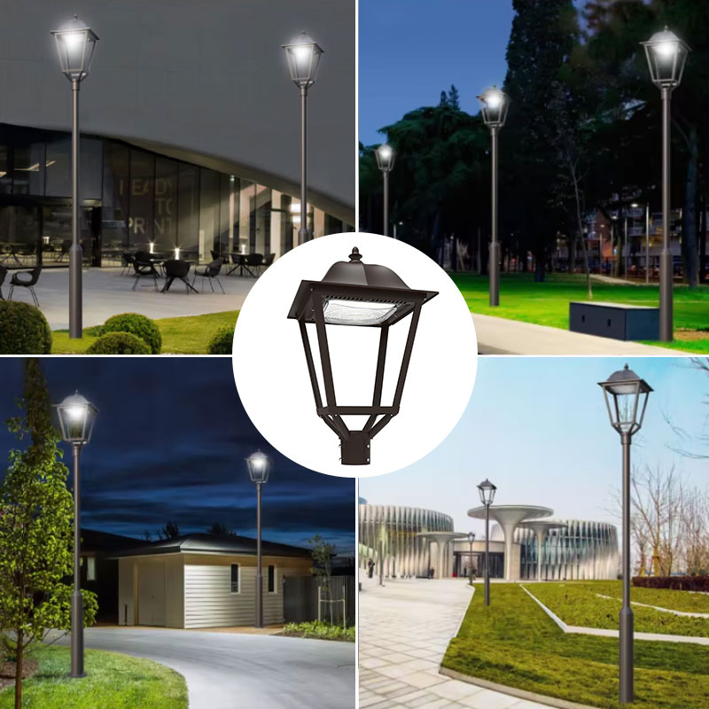 IP67 Adjustable Power and CCT LED Post Top Light for Outdoor Areas