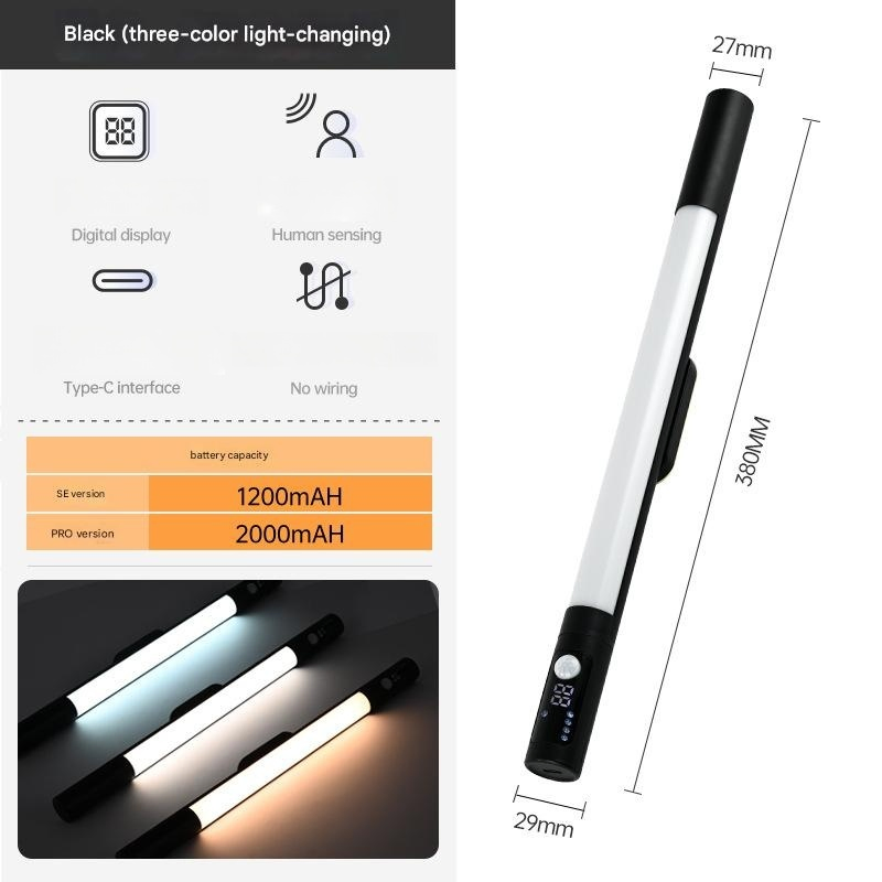 Motion Sensor Light Bathroom Cabinet Sensor Light - Rechargeable, IP44 Waterproof, Magnetic for Mirror Cabinet &amp; Vanity LED Sensing Light