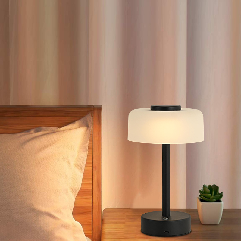 Crystal Ball/Metal LED Table Lamp Ceramic/Metal LED Table Lamp Modern Contemporary Bedside Desk Nightstand Lamp for Bedroom Living Room Office College Bookcase