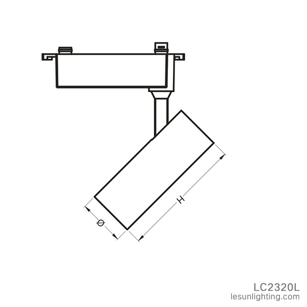 10W/20W/30W LED COB Track Lights for Clothes Shop LC2320L