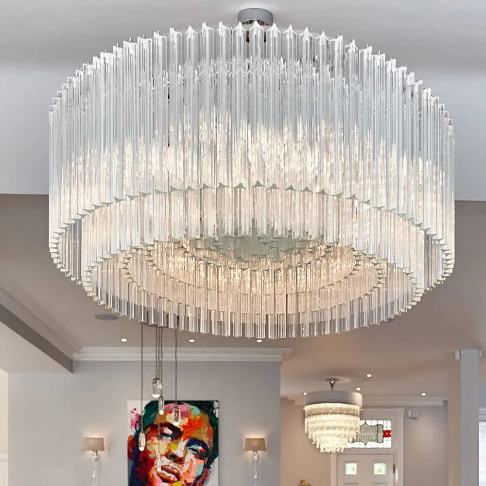 Classic Modern Glass Chandelier 3