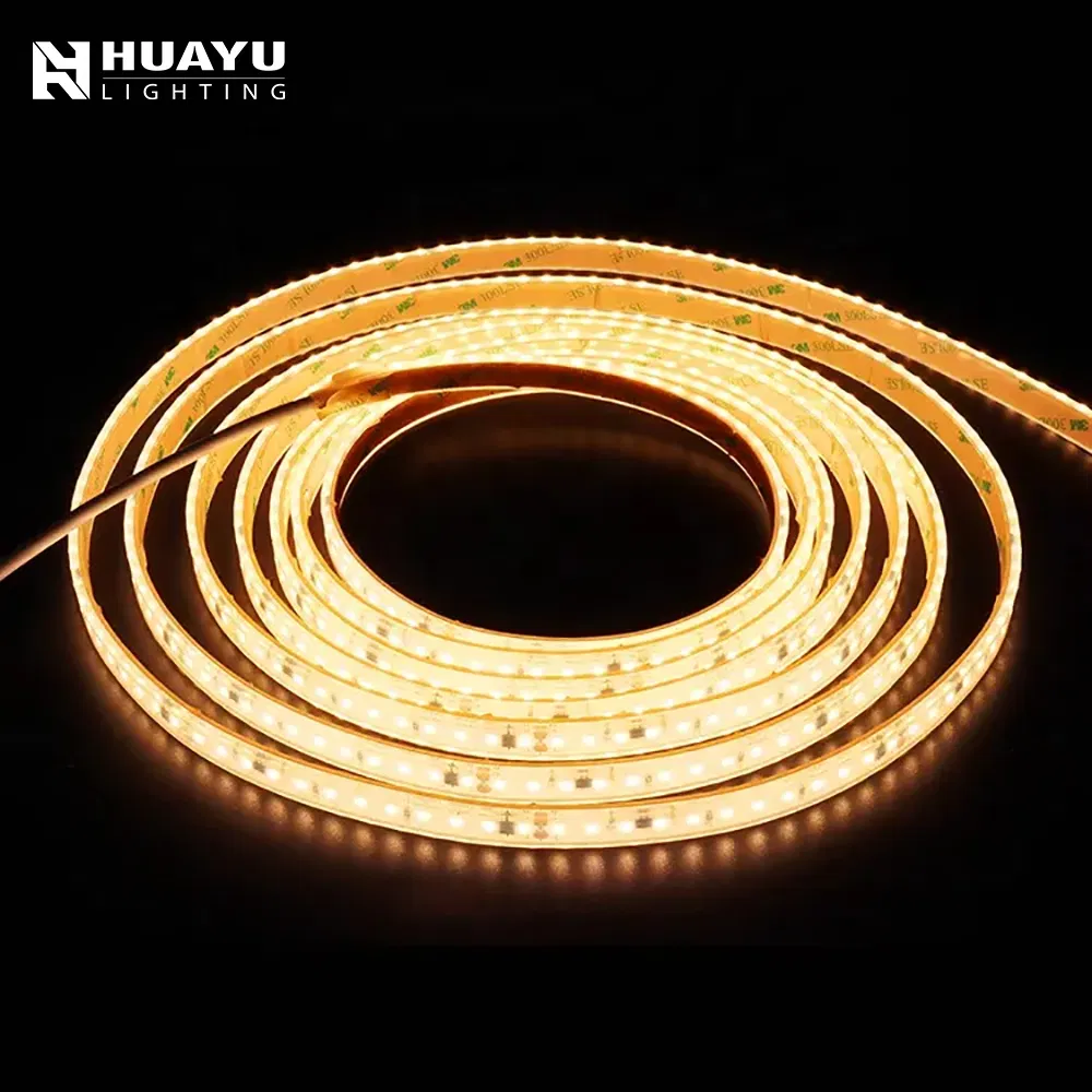 IP67 Waterproof LED Strip High-Voltage AC220V SMD2835 120LEDs Per Meter 10mm Width Single-End Power Supply LED Light
