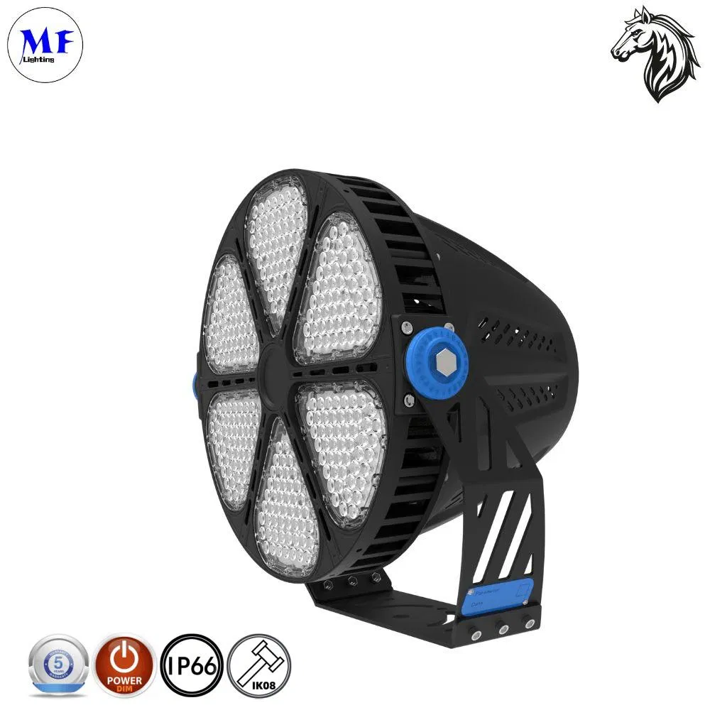 1200W LED High Power Floodlight IP65 Waterproof 155lm/W Dimmable Outdoor Square Lighting LED Stadium Sport Light LED Tunnel Light Flood Light