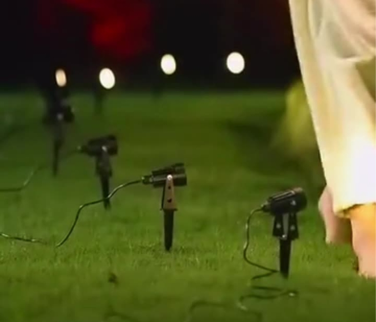 Outdoor Solar Powered Lawn Light Lamp Waterproof Garden Solar Spot Light Outdoor Garden Spotlighsolar Spotlight for Outdoor