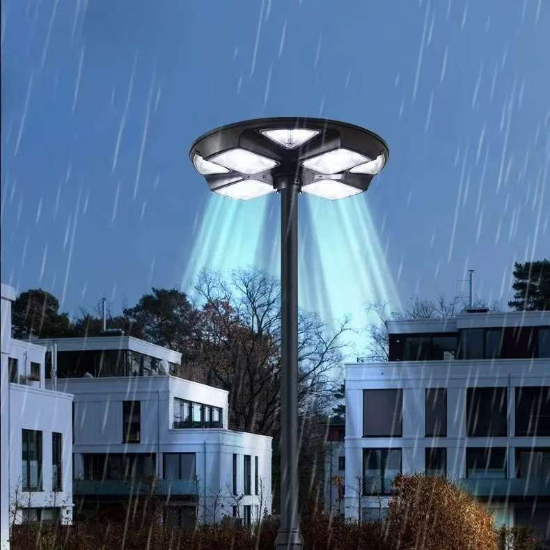 Outdoor Light Pathway Garden Light LED Bollard 5000W Solar Powered Motion Radar Sensor LED Stree Road Light for Garden PAR