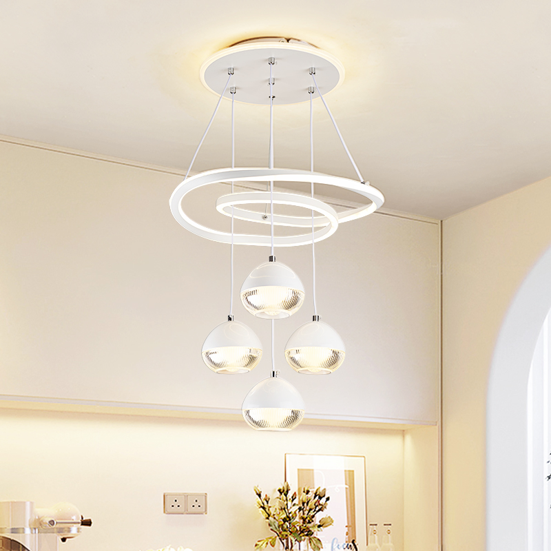 Modern Luxury Dining Room LED Chandelier, Remote Control for Living Room and Bedroom