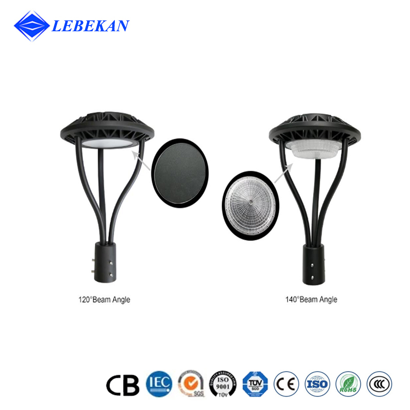 Photocell Sensor 60W 100W 120W 150W Outdoor Lamp Square Decorative Yard Road Pathway Landscape Park Public Post Top Street Lighting LED Garden Light