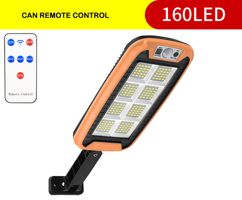 240COB Garden Porch Street Path IP65 Waterproof Remote Control Outdoor LED Solar Wall Light with 3 Sensing Modes