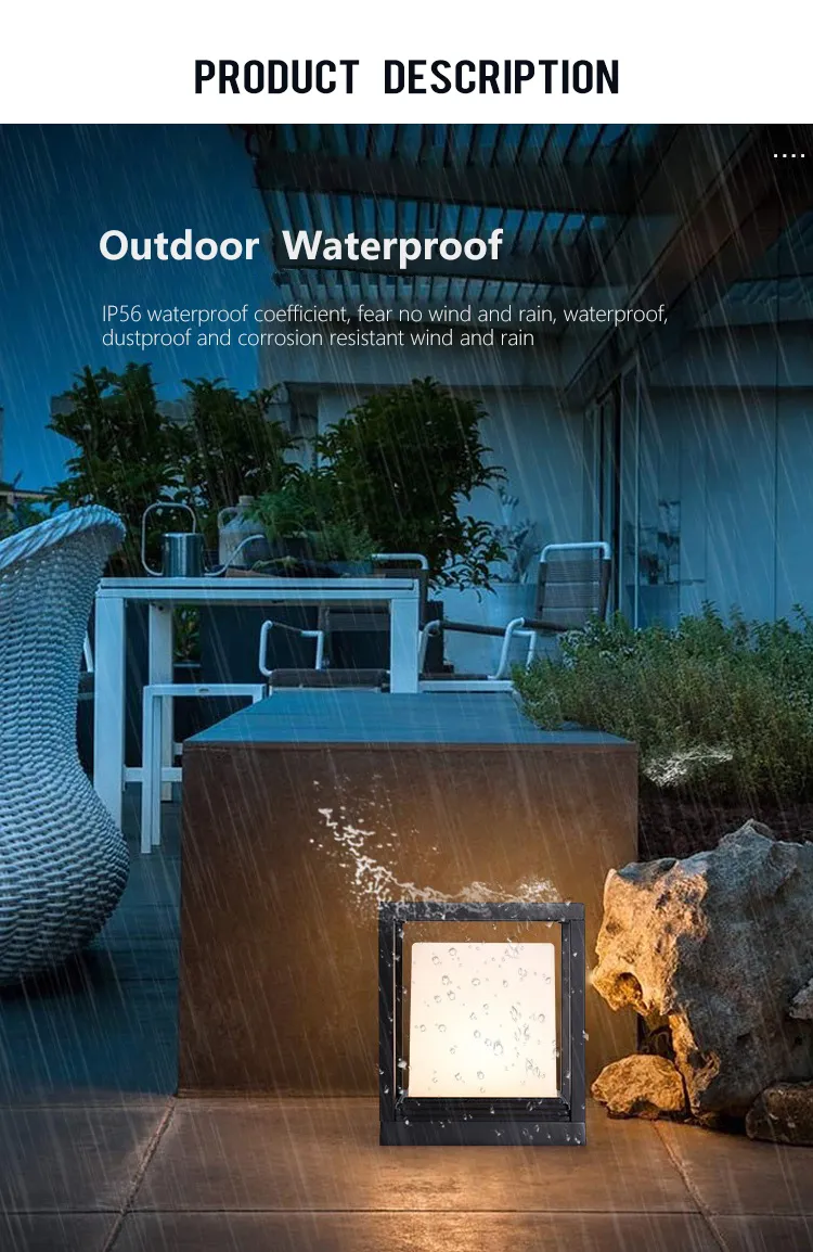 LED Garden Bollard Light 2