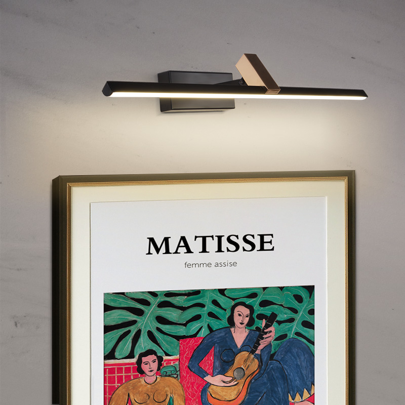 Black Gold Image Light 12W Bathroom Vanity Mirror LED Mirror Wall Light