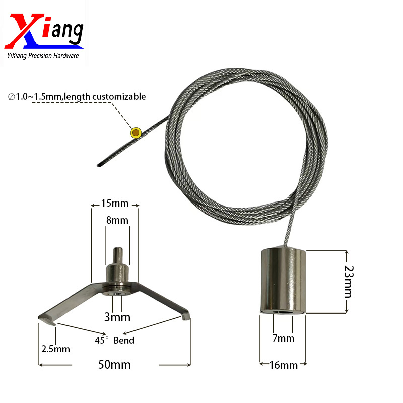 Adjustable Cable Gripper Kit for Track &amp; Lighting Mounting