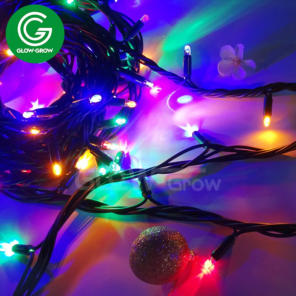 Outdoor Christmas Twinkle Fairy Garland Garden Curtain String LED Chain Light for Home Wedding Palm Tree Ramadan Street Halloween Holiday Event Decor