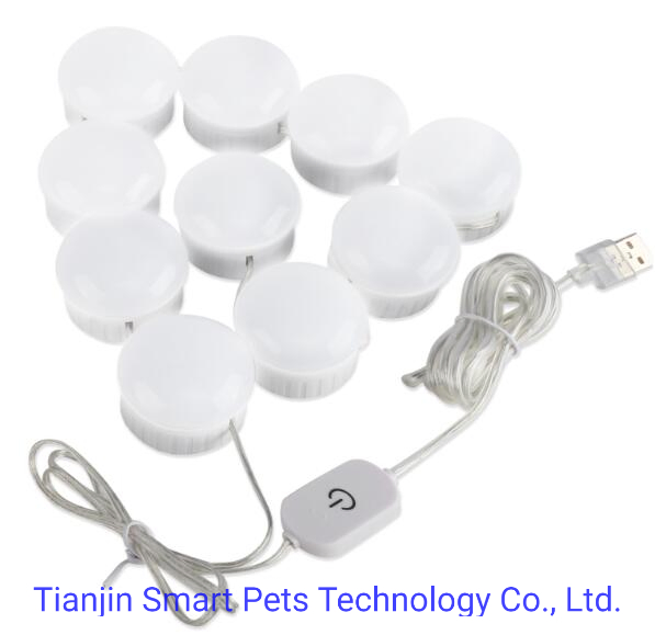 Vanity Lights Hollywood Style LED Mirror Light 10 Dimmable Bulbs Makeup Light