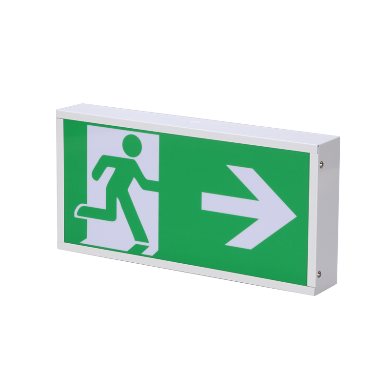 High Quality Rechargeable Emergency Exit Sign Lithium Battery LED Exit Light
