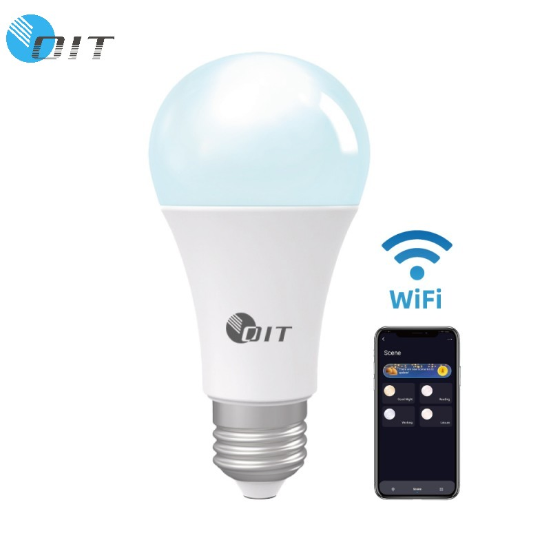 Smart WiFi LED Bulb with Voice Control and Time Scheduling Features