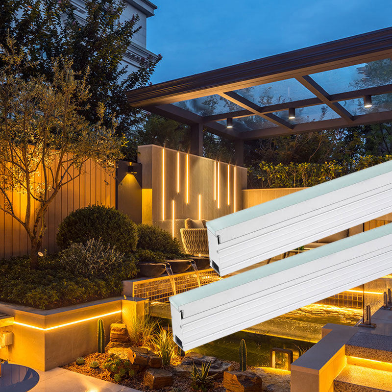 Baoyang Outdoor Floor Lighting IP65 Waterproof Ground Recessed Aluminium Linear LED Underground Light
