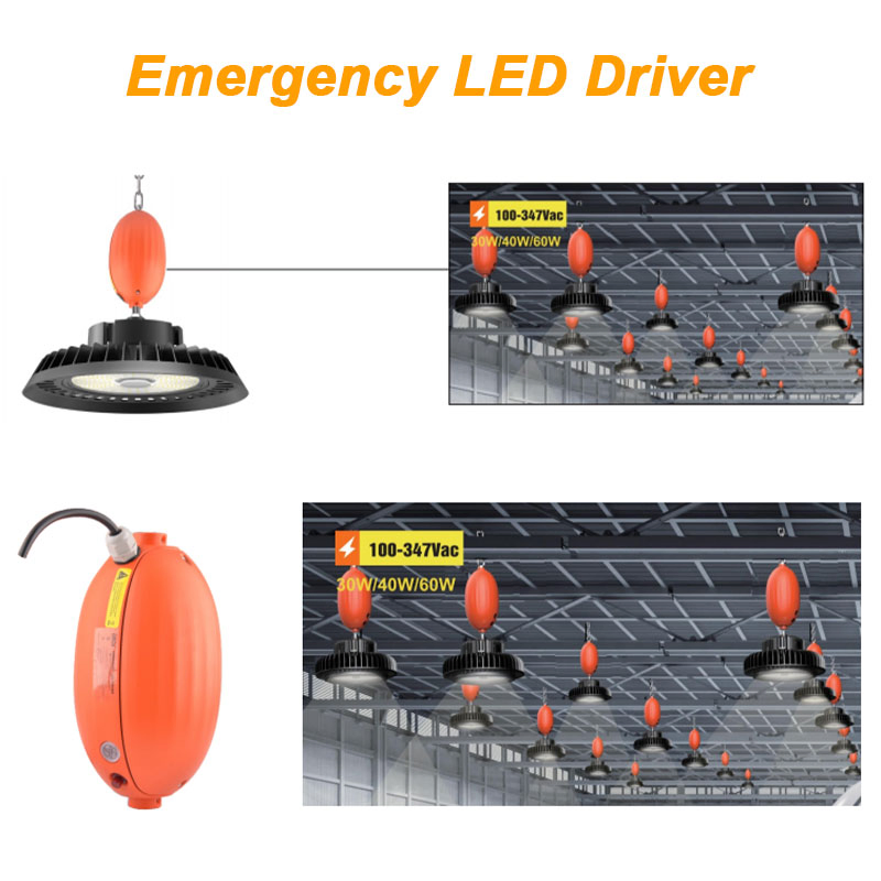 Emergency Power Supply LED High Bay 150W LED High Bay UFO Lights