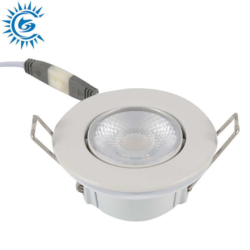 5W 6W 7W 8W 10W 3CCT IP65 Dimmable Indoor LED Gimbal Recessed Lighting Downlight