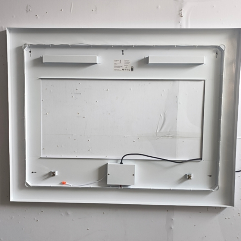 LED Mirror Lights for Bathroom Mirrors for Bathroom Vanity Mirror with Lights Custom Square Mirror Lights