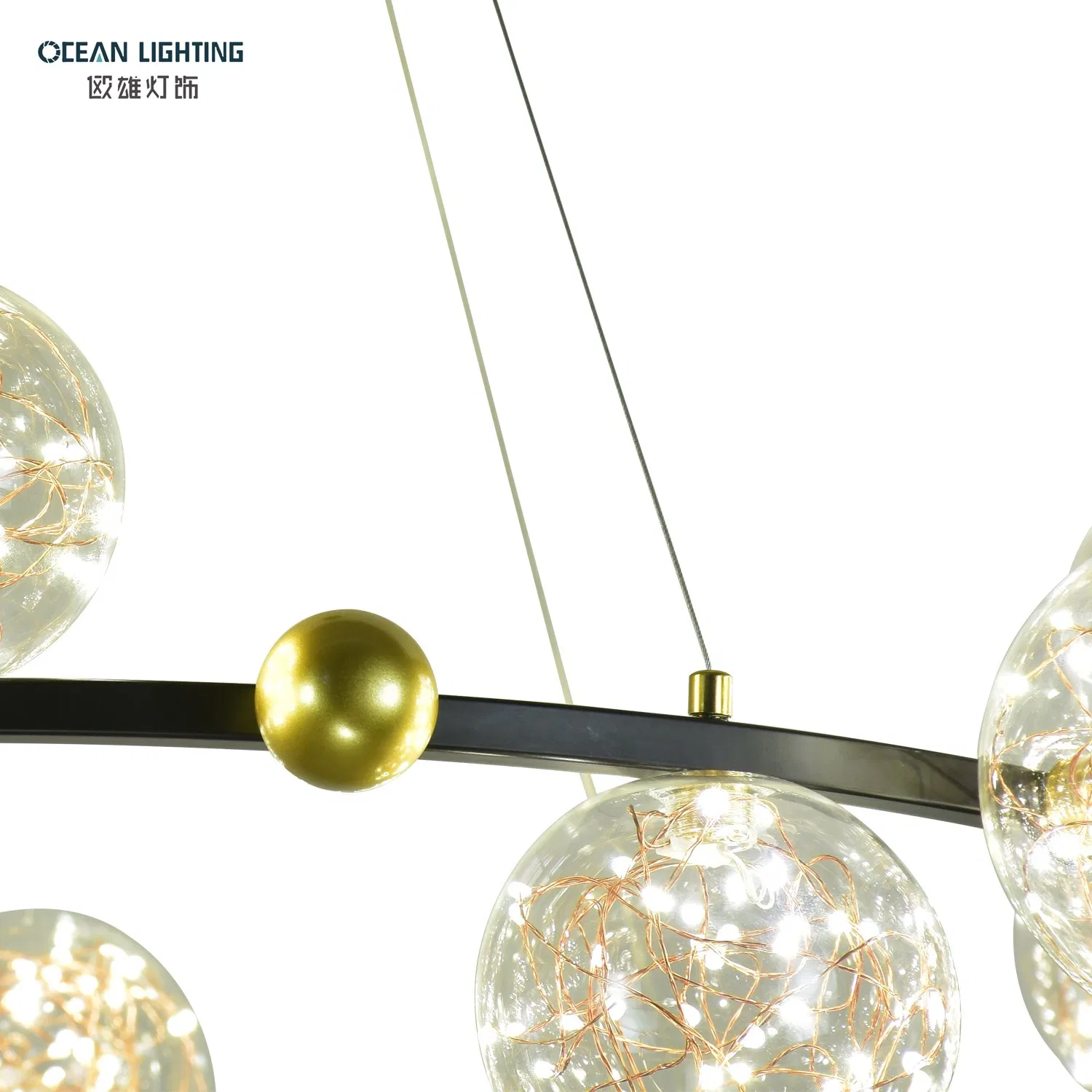 Ocean Lighting New Design Chandelier European Style Simple Modern Bedroom Living Room LED Chandelier for Home