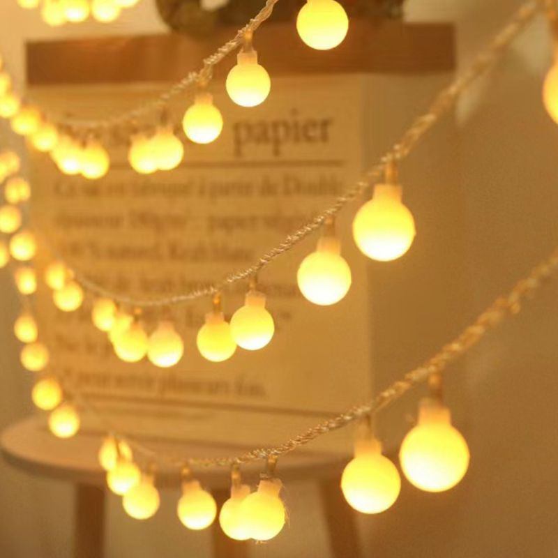 LED Colored Street Vending Camping Atmosphere Christmas Outdoor Light Strings