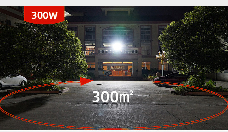 Swisolar ABS 100W 200W 300W 400W 600W Solar LED Flood Light